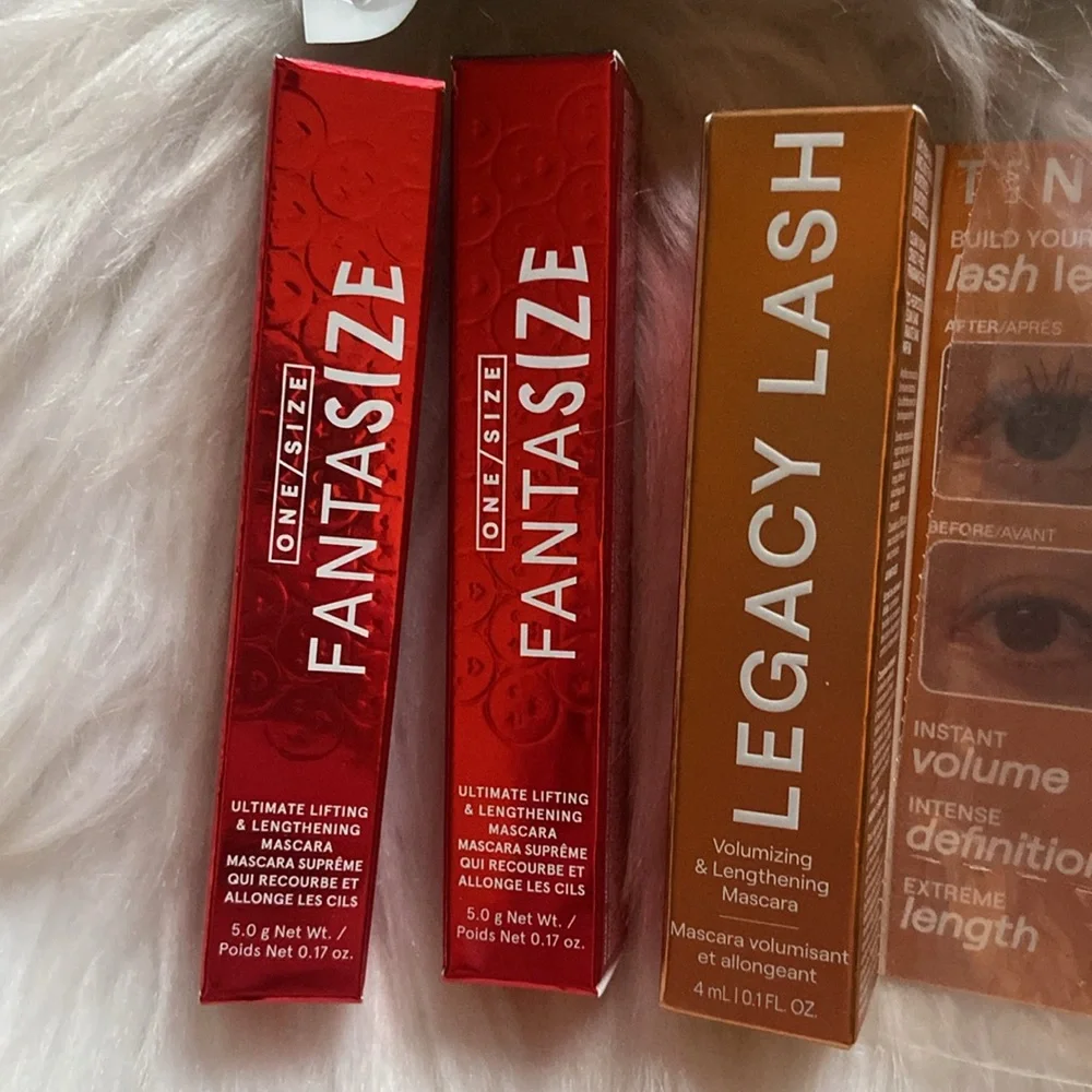 Mascara Makeup Bundle; KVD One Size Tarte Live Tinted & Lancome